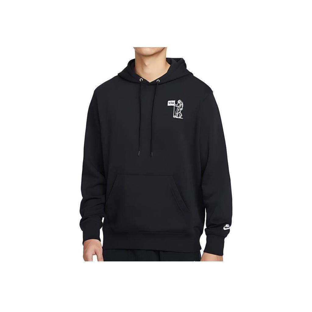 Nike Sportswear Men's Graphic Fleece Pullover Hoodie Black HQ8595-010