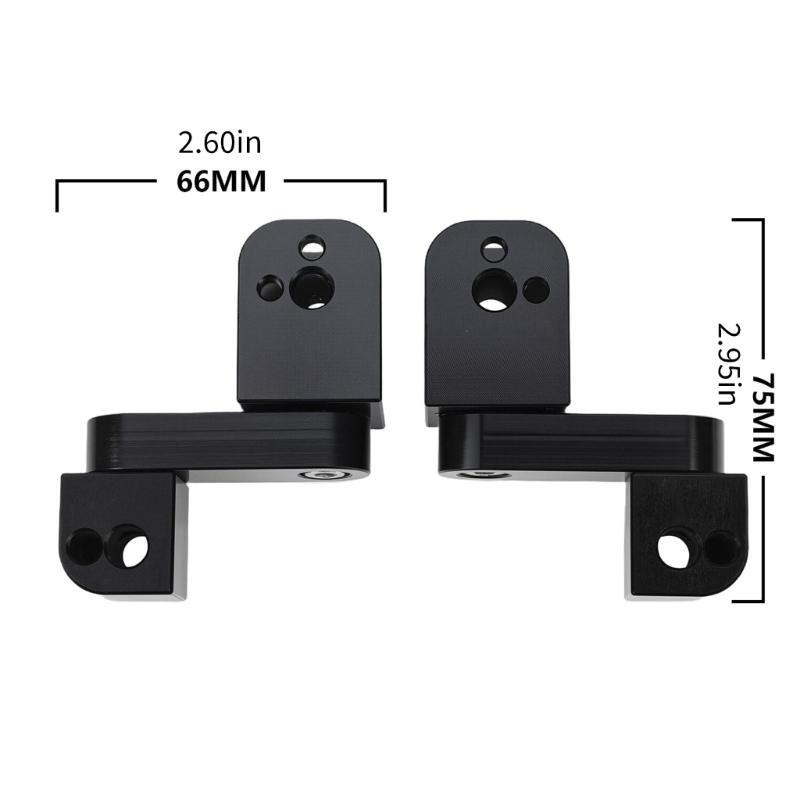 Strong Strength Aluminum Footrest Bracket with Adjustable Angle & Anti Corrosion Coating for MX350 MX650 SX500 Motorcycle