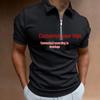 2025 Men's Summer Casual Zipper Polo Shirt