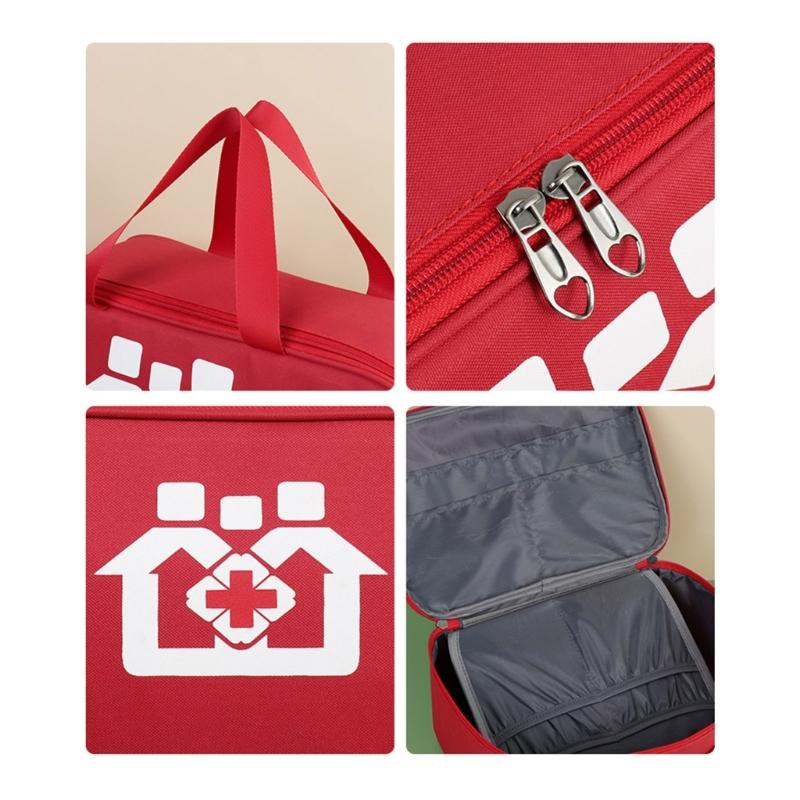 Leere Pillentüten Reise Medizinische Vorräte Aufbewahrungsorganisator Medizintasche Praktisch Geeignet für Familie