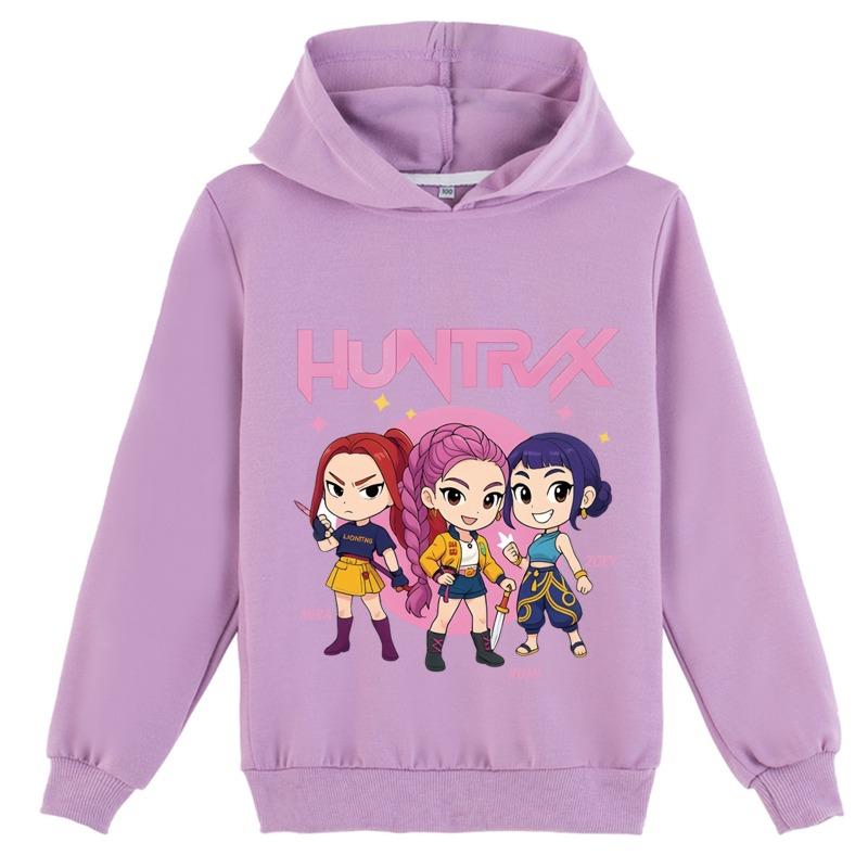 Children's Hooded Sweatshirt Wizard Sisters Cartoon Cute Print Winter Fashion Warm Hooded Sweatshirts