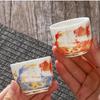 Jialang Gold-Painted Ceramic Kung Fu Teacup
