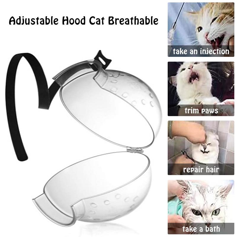 Cheap Adjustable Hood Cat Breathable Head Cover Mouth Guard For Cats