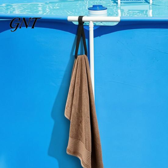 Überirdische Poolabdeckung Halter 6 Stück Solarabdeckung Gurte, Lagerung Verstellbarer Klettverschluss Außen Sicherungsbänder Gurte für Gestellpools, Halten