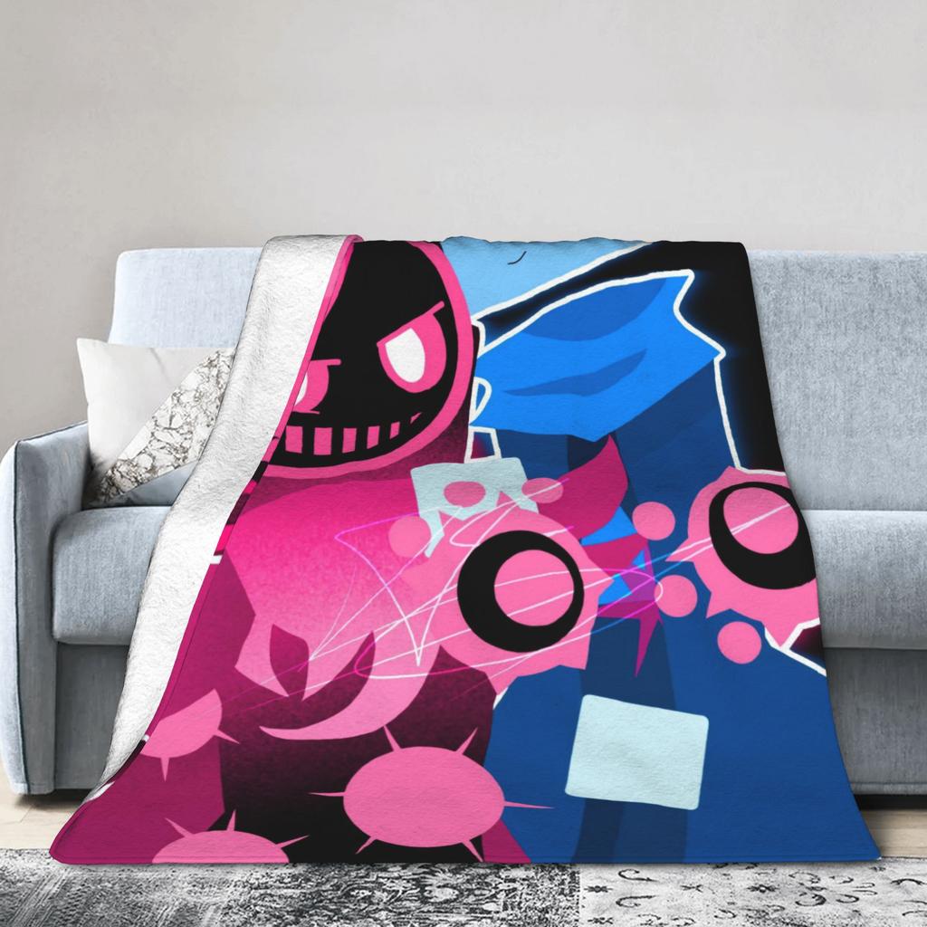 Azuretime & Timeazure Forsaken Blanket Warm Pattern Plush Throw Blanket For Kids Living Room Flannel Bedspread Bed Cover