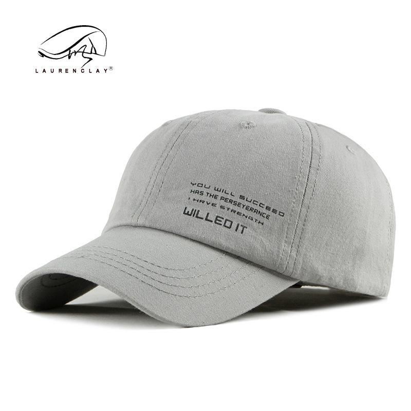 

Version of pure cotton high-quality men s baseball cap spring and summer new cap women s sun hat trendy green Adjustable світло-сірого кольору