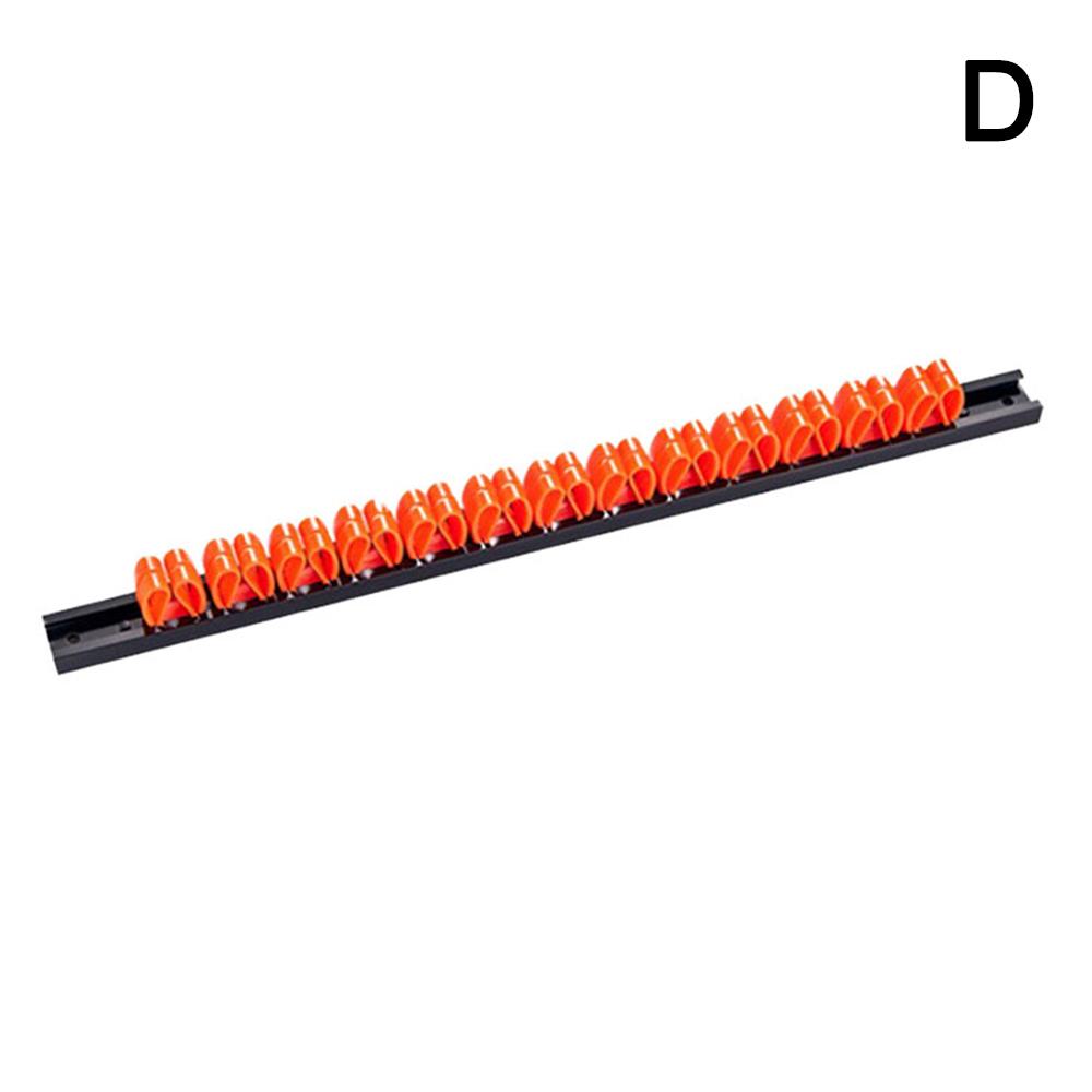 Screwdriver Organizer Wrench Organizer Hand Tool Holder Plastic Rail Wrench Hanger Tool Garage Workshops Hardware Tool Display
