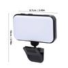 Portable LED Phone Light Adjustable Brightness Video Conference Lighting with Clip for Live Streaming Photography