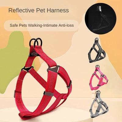 Harnais Y Réglable pour Chien Respirant Réfléchissant Harnais pour Chiot Laisse pour Petit Moyen Grand Chien Chihuahua Veste Labrador Fourniture pour Animal de Compagnie