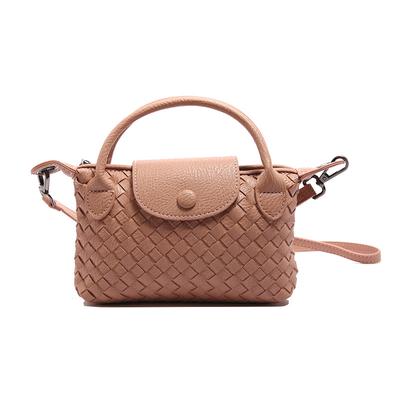 Woven Bag Women's New High-end Texture Popular Messenger Dumpling Bag Niche Temperament Commuter Shoulder Bag