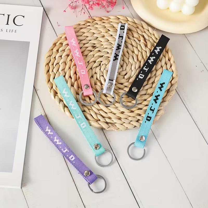 

backpack pendant with flowers men s WWJD keychain fashionable pendant Letter women s 6 pieces High Quality 6pcs