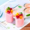 10Pcs 80ml Plastic Pudding Cups With 10 Spoons Ice-Cream Mousse Dessert Picnic Party Packing Dessert Cups Christmas Supplies