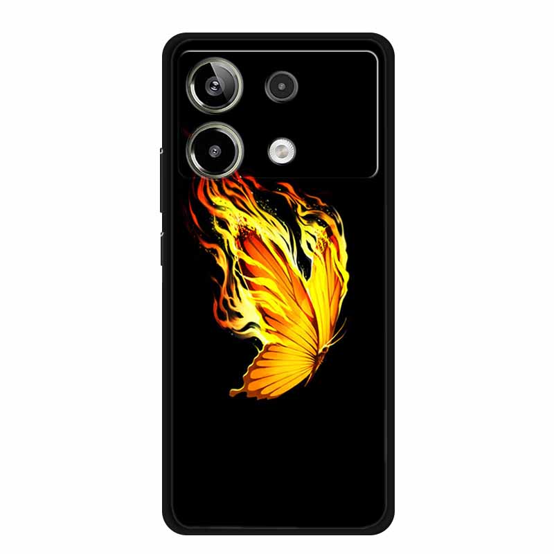 For Redmi Note 13R Pro Case Animals Soft Silicone TPU Phone Cases Back Cover For Xiaomi Redmi Note13R Pro Wolf Protector fundas