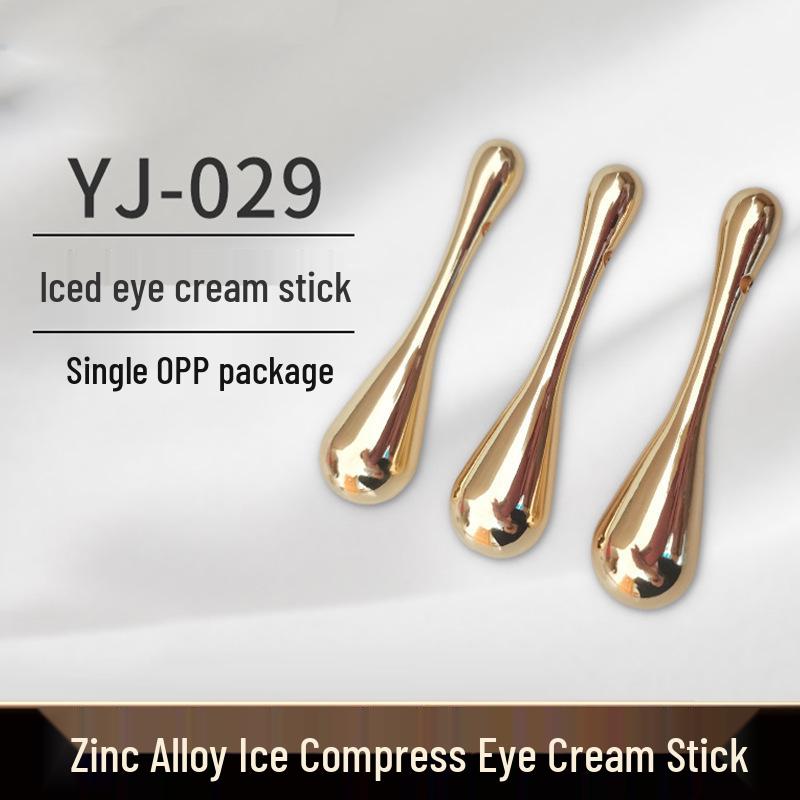 Zinc Alloy Eye Cream Stick: Iced Metal Massage & Gua Sha Beauty Tool