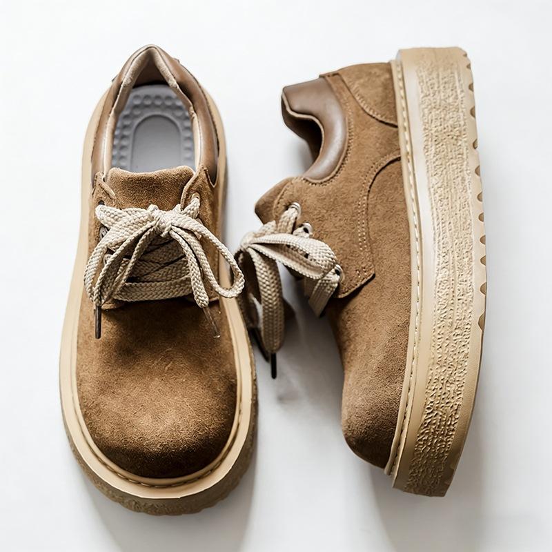 Bocanci Martin Pantofi din Piele pentru Bărbați Impermeabili Antiderapanți Sport cu Talpă Groasă Pantofi