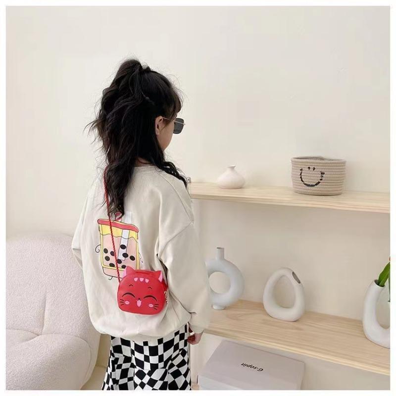 Cartoon Umhängetasche süße Katze Kinder Mode Geldbörse Brieftasche Handtasche süße Junge Mädchen Mini Schultertasche