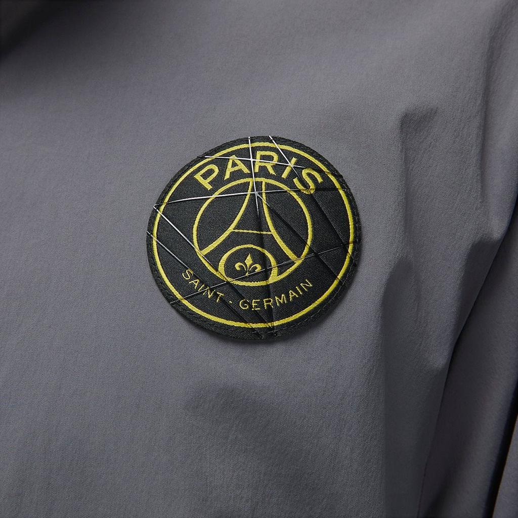 Jordan Solid Color Logo Zip-Up Stand Collar Jacket Men Jackets Grey DV0608-014