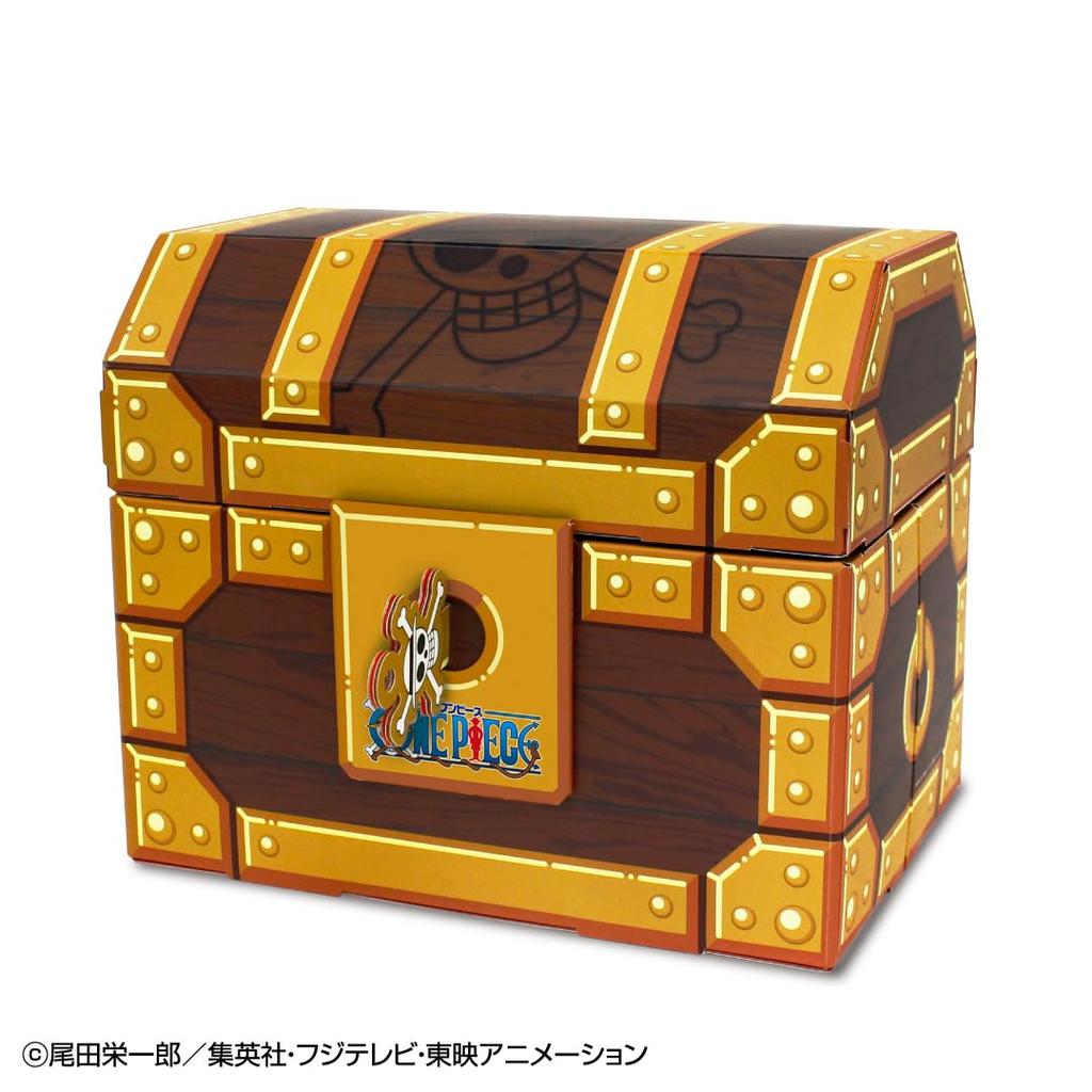 Giftule One Piece Limited Edition Design Medium Size with Lock Straw Hat Crew Anime Gift 3D [Treasure Box]