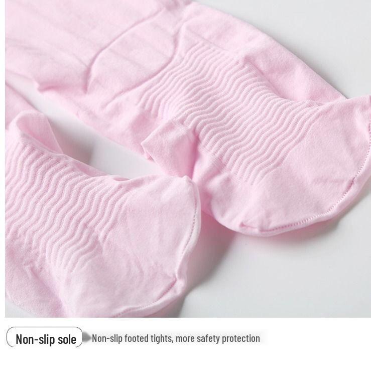 White Silk Girls' Dance Tights - Anti-Pilling, 90D, with Crotch for Exams