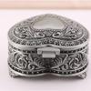 Heart Shaped Jewelry Box Antique Rings Earring Necklace Organizer for Women and Girls Elegant Accessories Holder