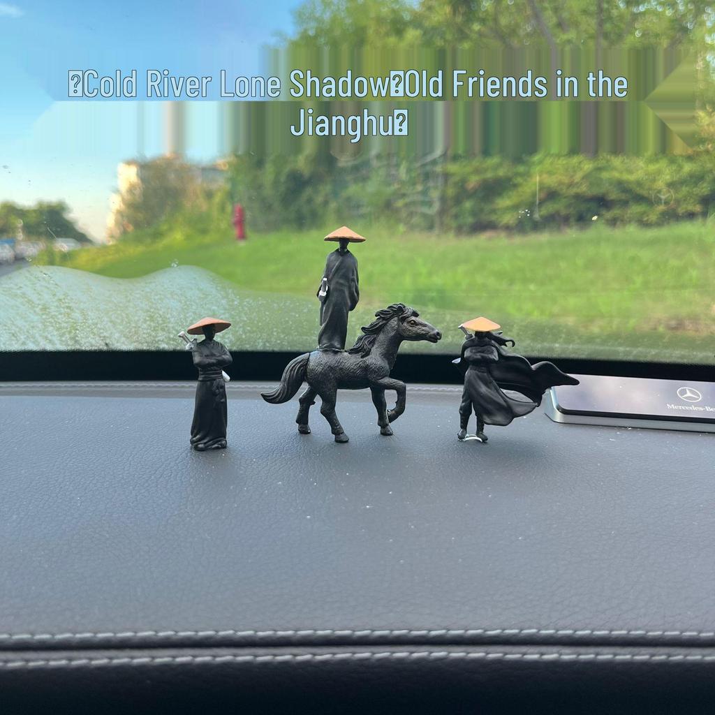 Hanjiang Ancient Knight Swordsman Car Ornament - Center Console Display