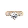 925 Sterling Silver Women's Open Prong Fashionable Four Prong 2Carat Diamond Adjustable Jewelry Accessories Gift Jewelry