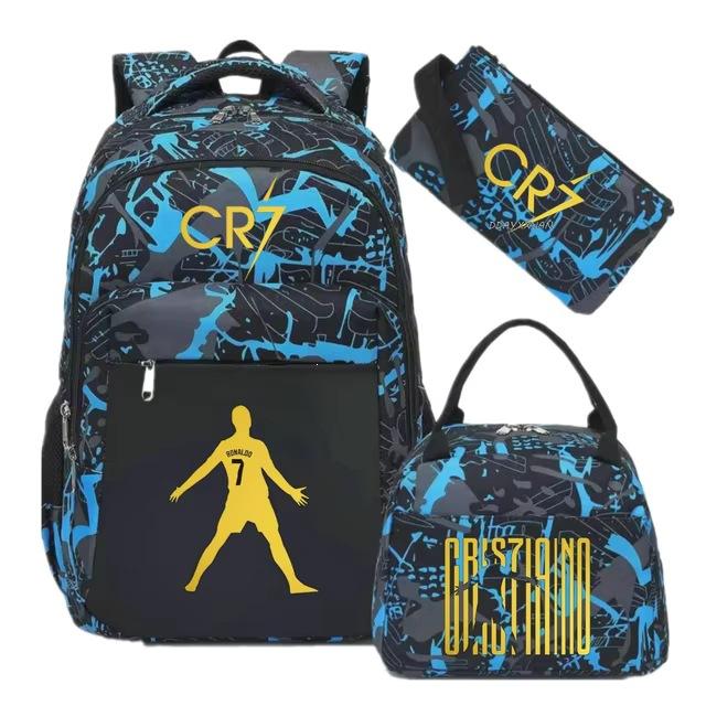 3-delige Schoolrugzakset voor Studenten Grote Capaciteit Oxford Stof Schooltas met Schouderband en Etui One size fits all