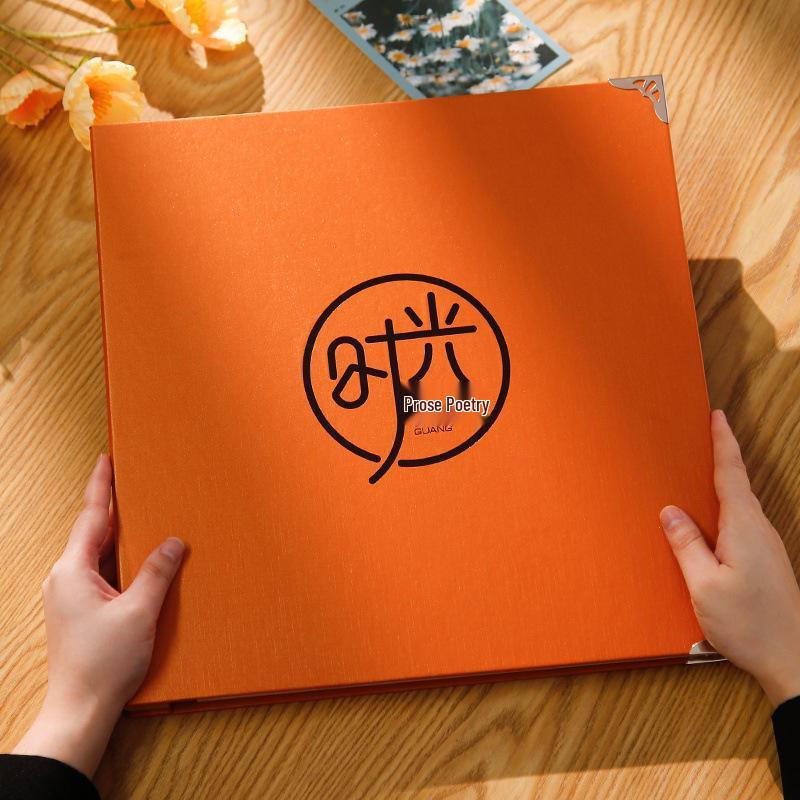 Álbum de Fotos Autoadhesivo Hecho a Mano de Gran Capacidad para Recuerdos Familiares y de Bebé