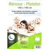 Mattress Protector - HOME DECO - 140 X 190 Cm - Stretchy Mesh - Full Zip Cover - For Mattresses Up To 24 Cm