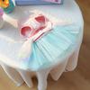 Bunny Ears Dog Dress Tulle Tutu Skirt Pet Dress with 3D Rabbit Ears Cute Bunny Dress for Dogs Cats Party Holiday Outfit