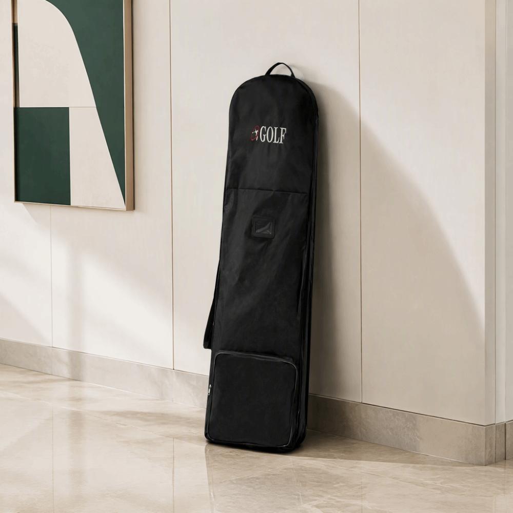 Oxford Cloth Golf Travel Bag Black Golf Travel Luggage Airport Golf Equipment Transport