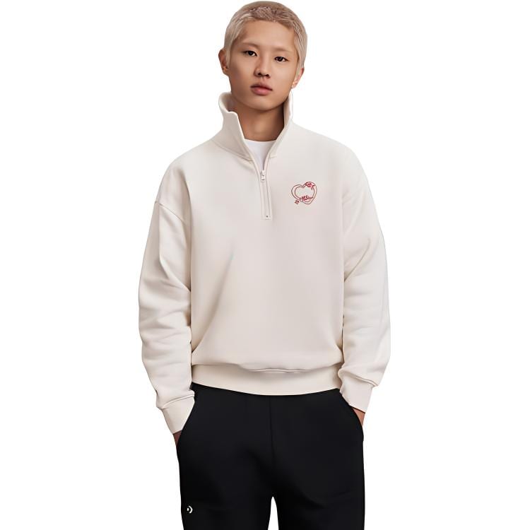 Converse Sweatshirt Unisex Beige 10026890-A01
