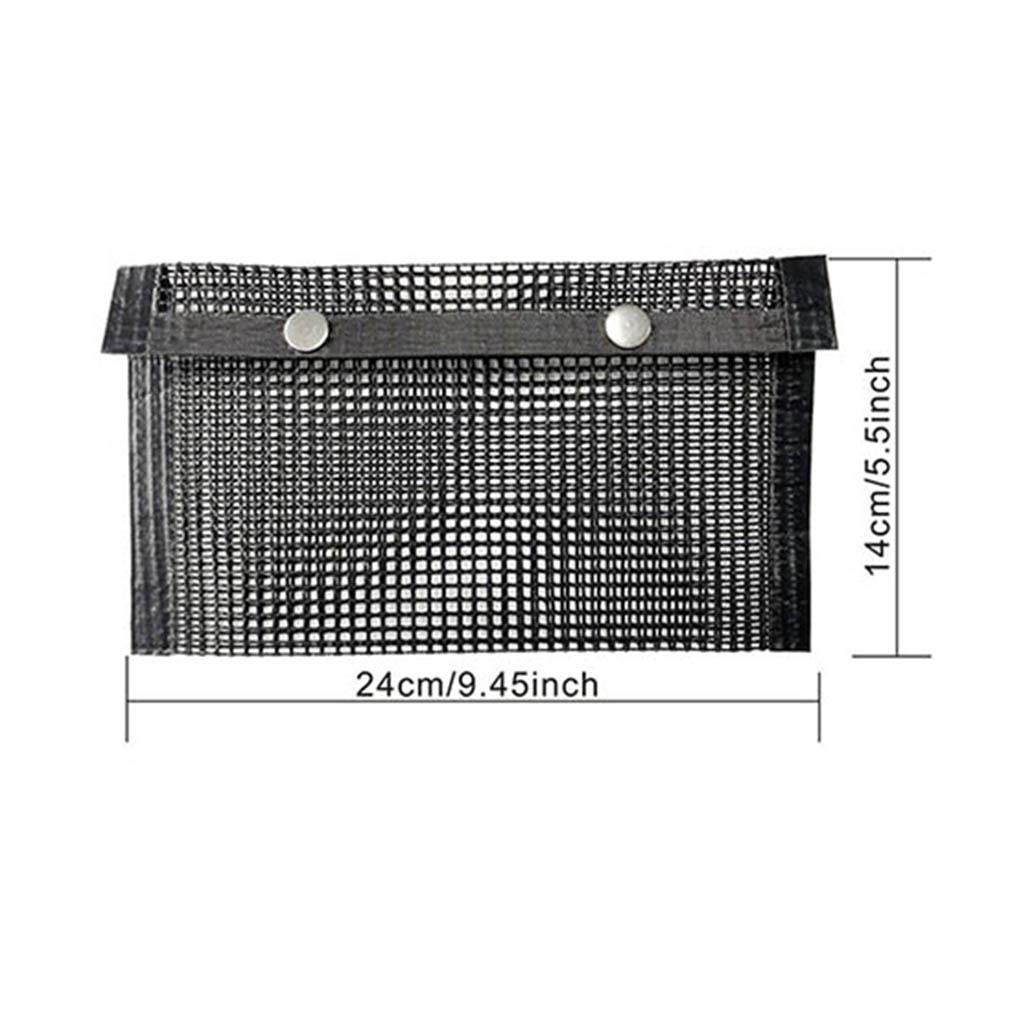 3Sizes Heat Resistant Mesh Non-Stick Grill Mat Outdoor BBQ Bag Baking Tool