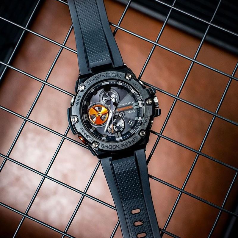 CASIO Men G-STEEL Series Black Watch GST-B100B-1A4 GST-B100B-1A4