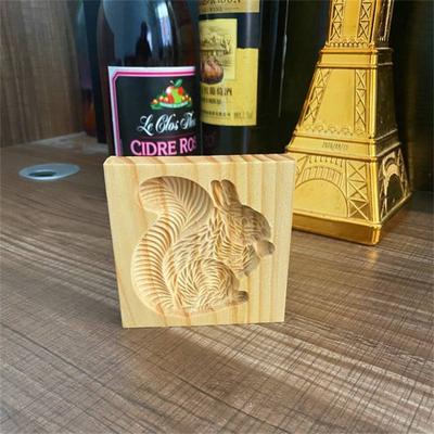 Home Wooden Food Mold DIY Cutter Portable Gingerbread Cookie Mold Biscuit Mold