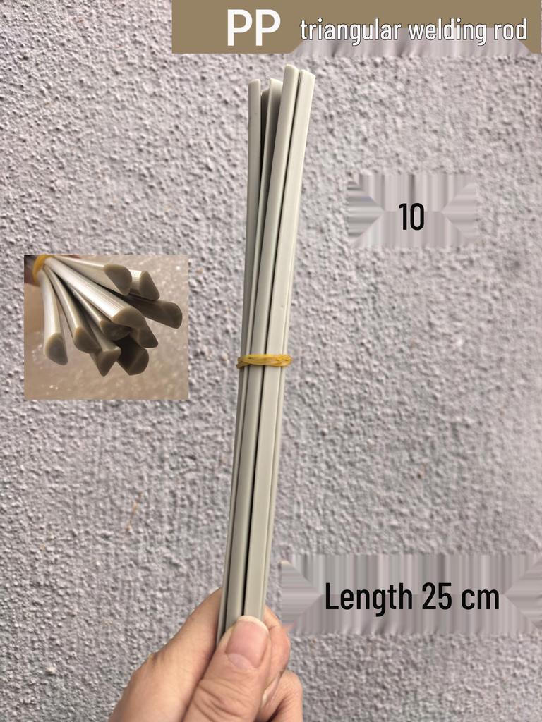 Colored Plastic Welding Rods for Car Bumper Repair - PP, PE, PVC, ABS, PPR (20/25cm)