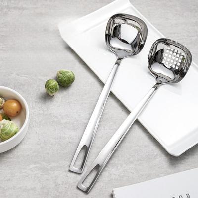 1PC Spoon Colander Stainless Steel Kitchen Special Tools Anti-scalding Non-slip and High Temperature Resistant Hot Pot Tools