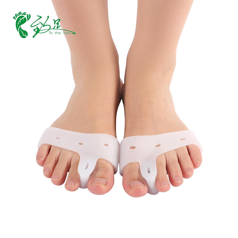 Feet Care Soft Sebs Toe Spreader Separator Metatarsal Pad Forefoot Bunion Protector белый
