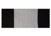 Runner Rug, Indian Cotton Black Grey 70x170cm