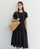 Deonseuteu Half Sleeve Dress_Uddr6B222_Deep Navy