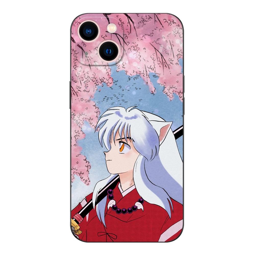 Black Tpu Case For Realme 2 3 3i 5i 5s 6s 7i 6 7 8 8i pro 4g 5g cover yashahime Inuyasha