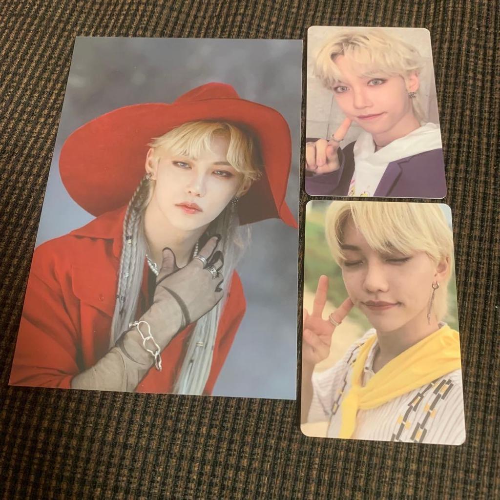 [USED] StrayKids Felix Lakidro Trading Card Postcard NOEASY