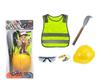 Kleiner Baumeister Set Helm Weste Werkzeuge Kostüm Für Kinder