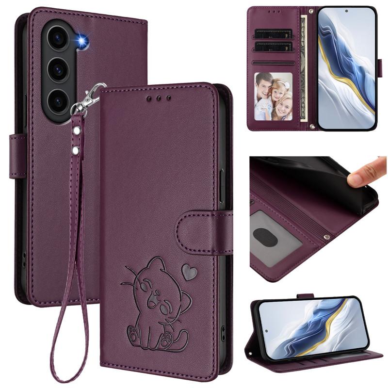 For Samsung Galaxy S23 FE Case Flip Etui on For Samsung S23 Ultra FE Plus 5G Classic Phone Wallet Leather Cases Card Slot Cover