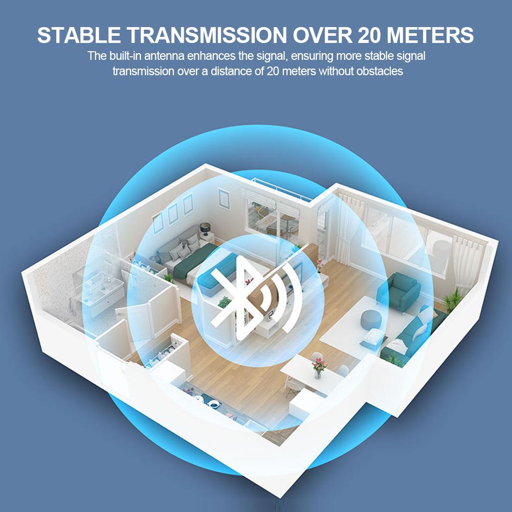 USB Bluetooth 5.3 Adapter Transmitter Receiver Audio Bluetooth Wireless USB Adapter Drive Free for Computer PC Laptop