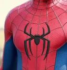Tuta da Performance Spider-Man con Motivo Ragnatela 3D Costume Cosplay Vestibilità Slim Traspirante per Adulti