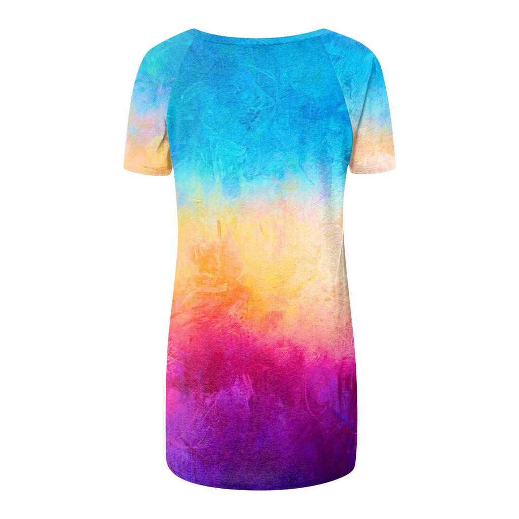 Ladies Short Sleeve Pleated Loose Tops Plus Size Casual Tops V Neck Short Sleeves Casual Summer T Shirts Ladies Tops T Shirts Shirts