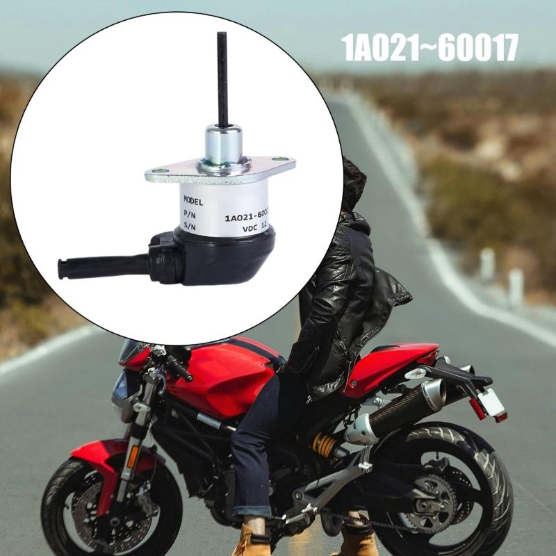 Digging Machines Engine Flameout Stop Solenoid Valves Corrosion Resistant Part for 1A021-60017 Excavators, 12V 1A