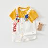Summer Baby Cotton Short-Sleeve Romper Pajamas