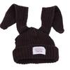 Trendy Brand Design Niche Personalized Rabbit Ears Wool Hat Women's Autumn and Winter Warm Ear Protection Hat Knitted Hat
